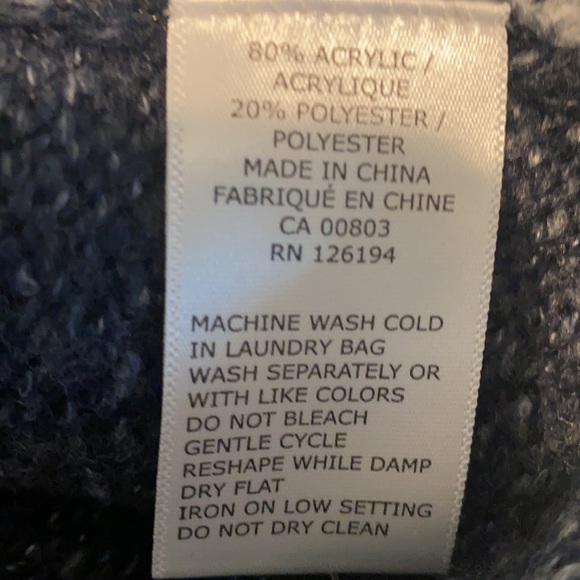 Jana sweater- black and grey w/gold flecks - Picture 10 of 10